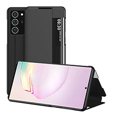Coque Portefeuille Livre Cuir Etui Clapet ZL2 pour Samsung Galaxy Note 20 5G Noir