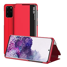 Coque Portefeuille Livre Cuir Etui Clapet ZL2 pour Samsung Galaxy S20 Plus 5G Rouge