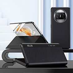 Coque Portefeuille Livre Cuir Etui Clapet ZL3 pour Huawei Mate X5 Noir