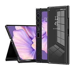 Coque Portefeuille Livre Cuir Etui Clapet ZL3 pour Huawei Mate Xs 2 Noir