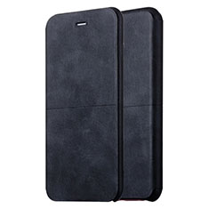 Coque Portefeuille Livre Cuir L01 pour Apple iPhone 6 Plus Noir
