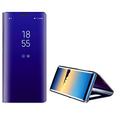 Coque Portefeuille Livre Cuir L01 pour Samsung Galaxy Note 8 Violet