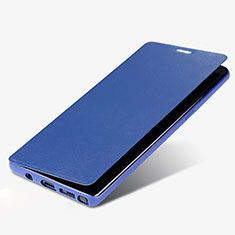 Coque Portefeuille Livre Cuir L03 pour Samsung Galaxy Note 8 Bleu