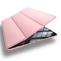 Coque Portefeuille Livre Cuir L11 pour Apple New iPad 9.7 (2017) Or Rose