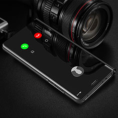 Coque Portefeuille Livre Cuir Miroir Housse Etui Clapet L01 pour Huawei Nova 8 Pro 5G Noir