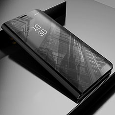 Coque Portefeuille Livre Cuir Miroir Housse Etui Clapet L03 pour Xiaomi Mi 11 Pro 5G Noir