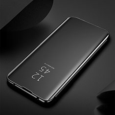 Coque Portefeuille Livre Cuir Miroir Housse Etui Clapet M03 pour Samsung Galaxy S20 5G Noir
