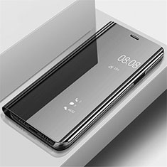 Coque Portefeuille Livre Cuir Miroir Housse Etui Clapet pour OnePlus 7 Pro Noir