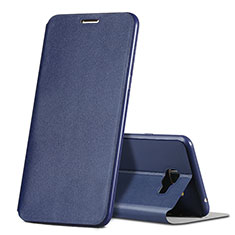 Coque Portefeuille Livre Cuir pour Samsung Galaxy C7 SM-C7000 Bleu