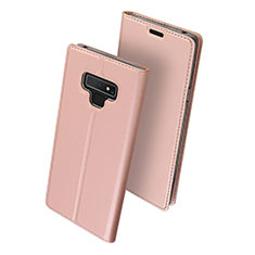 Coque Portefeuille Livre Cuir pour Samsung Galaxy Note 9 Rose