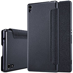 Coque Portefeuille Livre Cuir pour Sony Xperia XA Ultra Noir