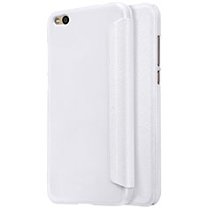 Coque Portefeuille Livre Cuir pour Xiaomi Mi 5C Blanc