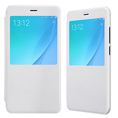 Coque Portefeuille Livre Cuir pour Xiaomi Mi A1 Blanc