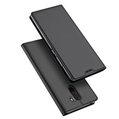 Coque Portefeuille Livre Cuir pour Xiaomi Pocophone F1 Noir