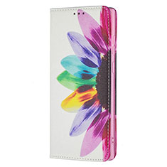 Coque Portefeuille Motif Fantaisie Livre Cuir Etui Clapet B01F pour Samsung Galaxy S21 Ultra 5G Colorful