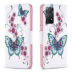 Coque Portefeuille Motif Fantaisie Livre Cuir Etui Clapet B03F pour Xiaomi Redmi Note 11 Pro 4G Colorful