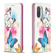 Coque Portefeuille Motif Fantaisie Livre Cuir Etui Clapet B05F pour Xiaomi Mi 11X 5G Colorful