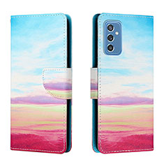 Coque Portefeuille Motif Fantaisie Livre Cuir Etui Clapet H02X pour Samsung Galaxy M52 5G Colorful