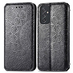 Coque Portefeuille Motif Fantaisie Livre Cuir Etui Clapet S01D pour Samsung Galaxy A15 5G Noir