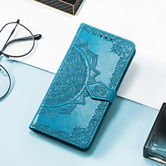 Coque Portefeuille Motif Fantaisie Livre Cuir Etui Clapet S07D pour Huawei Honor Magic5 Pro 5G Bleu