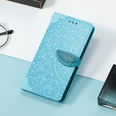 Coque Portefeuille Motif Fantaisie Livre Cuir Etui Clapet S08D pour Huawei Honor X10 Max 5G Bleu