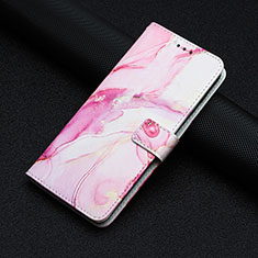 Coque Portefeuille Motif Fantaisie Livre Cuir Etui Clapet Y01X pour Xiaomi Poco C55 Rose