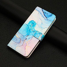 Coque Portefeuille Motif Fantaisie Livre Cuir Etui Clapet Y01X pour Xiaomi Poco F5 Pro 5G Bleu Ciel