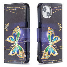 Coque Portefeuille Papillon Livre Cuir Etui Clapet L07 pour Apple iPhone 13 Mini Mixte