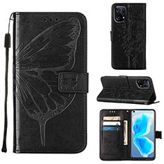 Coque Portefeuille Papillon Livre Cuir Etui Clapet Y01B pour Oppo Find X5 5G Noir