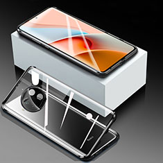 Coque Rebord Bumper Luxe Aluminum Metal Miroir 360 Degres Housse Etui Aimant pour Xiaomi Mi 10i 5G Noir