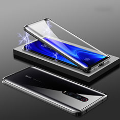 Coque Rebord Bumper Luxe Aluminum Metal Miroir 360 Degres Housse Etui M01 pour Xiaomi Redmi K20 Pro Noir
