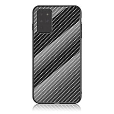 Coque Rebord Contour Silicone et Vitre Miroir Housse Etui Degrade Arc en Ciel LS2 pour Samsung Galaxy Note 20 5G Noir