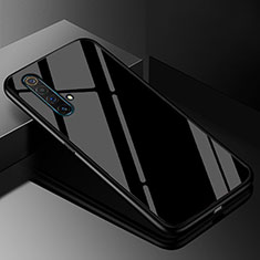 Coque Rebord Contour Silicone et Vitre Miroir Housse Etui M01 pour Realme X50 5G Noir