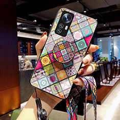 Coque Rebord Contour Silicone et Vitre Miroir Housse Etui M02 pour Xiaomi Mi 12 5G Colorful