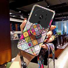 Coque Rebord Contour Silicone et Vitre Miroir Housse Etui M02 pour Xiaomi Mi 12 Ultra 5G Colorful