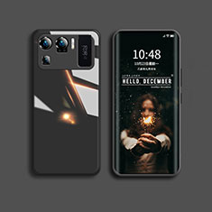 Coque Rebord Contour Silicone et Vitre Miroir Housse Etui M05 pour Xiaomi Mi 11 Ultra 5G Noir