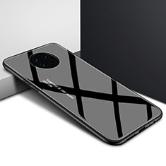 Coque Rebord Contour Silicone et Vitre Miroir Housse Etui pour Huawei Enjoy 20 Plus 5G Noir