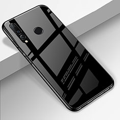 Coque Rebord Contour Silicone et Vitre Miroir Housse Etui pour Huawei Honor 20E Noir