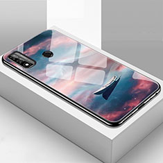 Coque Rebord Contour Silicone et Vitre Miroir Housse Etui T01 pour Huawei P Smart (2020) Marron
