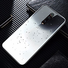 Coque Rebord Contour Silicone et Vitre Miroir Housse Etui T02 pour Xiaomi Redmi K20 Noir