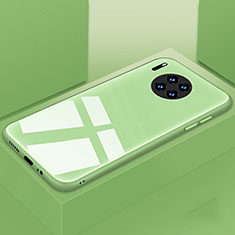 Coque Rebord Contour Silicone et Vitre Miroir Housse Etui T03 pour Huawei Mate 30 5G Vert