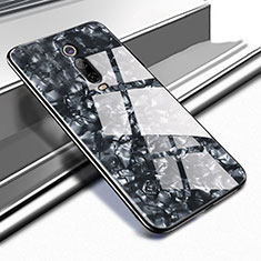 Coque Rebord Contour Silicone et Vitre Miroir Housse Etui T04 pour Xiaomi Mi 9T Noir