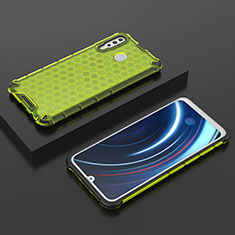 Coque Rebord Contour Silicone et Vitre Transparente Housse Etui 360 Degres AM2 pour Samsung Galaxy A40s Vert