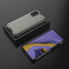 Coque Rebord Contour Silicone et Vitre Transparente Housse Etui 360 Degres AM2 pour Samsung Galaxy M40S Noir