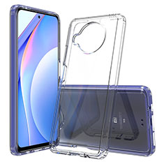 Coque Rebord Contour Silicone et Vitre Transparente Housse Etui 360 Degres ZJ5 pour Xiaomi Mi 10i 5G Clair