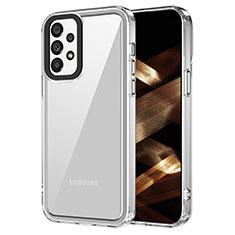 Coque Rebord Contour Silicone et Vitre Transparente Housse Etui AC1 pour Samsung Galaxy A33 5G Clair