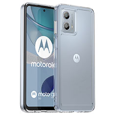 Coque Rebord Contour Silicone et Vitre Transparente Housse Etui J02S pour Motorola Moto G53y 5G Clair