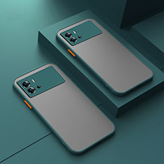 Coque Rebord Contour Silicone et Vitre Transparente Housse Etui M01 pour Vivo iQOO 9 Pro 5G Vert