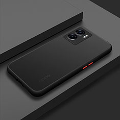 Coque Rebord Contour Silicone et Vitre Transparente Housse Etui pour OnePlus Nord N300 5G Noir