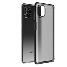Coque Rebord Contour Silicone et Vitre Transparente Housse Etui pour Samsung Galaxy M62 4G Noir